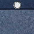 thumbnail image 4 of ECLIPSE Ines Printed Ombre Textured Light Filtering Grommet Window Curtains for Bedroom (2 Panels), 52 in x 63 in, Indigo, 4 of 7