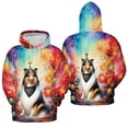 thumbnail image 3 of Hello 2025 Collie Celebrates Happy New Year Firework Balloon All Over Print 3D Hoodie Unisex Merch Hoodies Collie Dog Lover Gifts Idea - 02024, 3 of 6