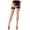 Nude/Black, variant on Leg Avenue Womens Stay-Up Lace Top Backseam Fishnet Thigh Highs