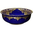 thumbnail image 3 of ANZZI Sauano 16.5" Bathroom High Tempered Glass Vessel Sink in Royal Blue, 3 of 5