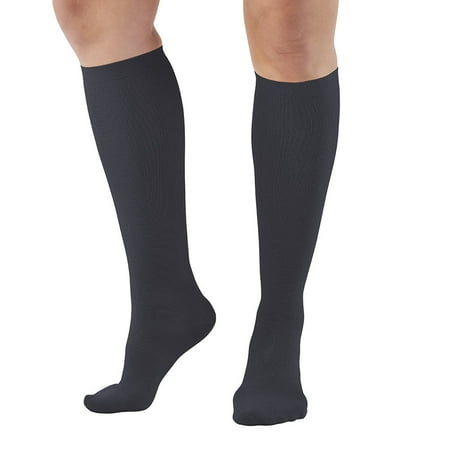 Ames Walker Women's AW Style 112 Microfiber Compression Knee High Socks ...