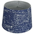 thumbnail image 2 of Urbanest Faux Silk French Drum Shade, 10x12x8.5", Eggshell With Gold Trim, 2 of 5