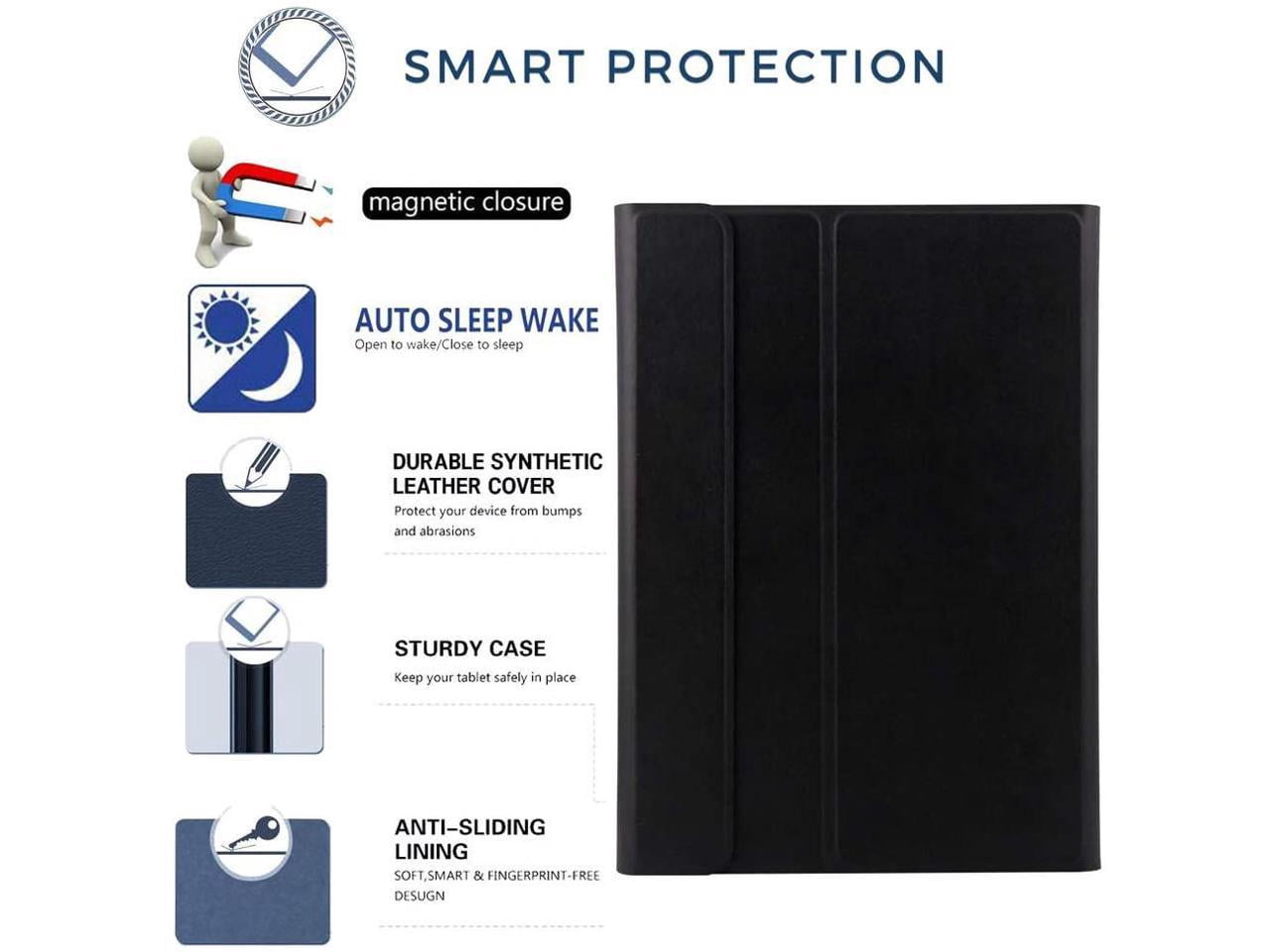 Bluetooth Keyboard Case for Xiaomi Pad 5 / Xiaomi Pad 5 Pro 11 inch 2021/ Xiaomi Pad 5 Pro 5G Detachable Wireless Keyboard with Pencil Holder