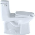 thumbnail image 6 of TOTO® Eco UltraMax® One-Piece Elongated 1.28 GPF Toilet with CEFIONTECT, Cotton White - MS854114EG#01, 6 of 9