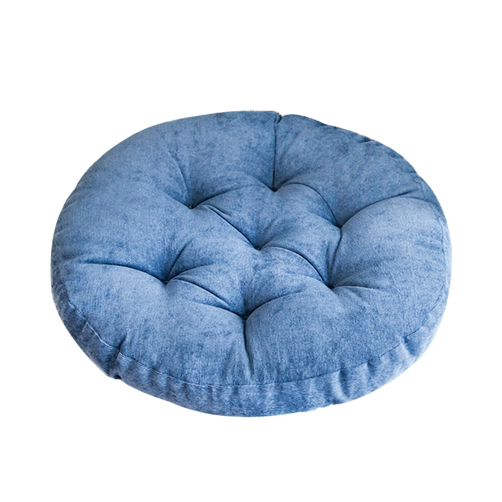 Round Chair Cushion Simple High Resilience Soft Futon Mat for Dining Chair Student Bench office