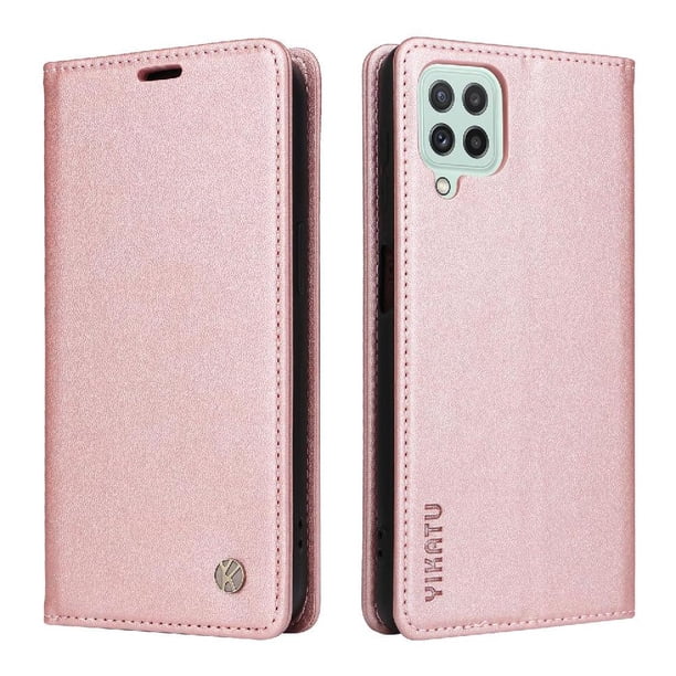 Funda para Samsung Galaxy A22 4G Estuche de Cuero PU Tipo Cartera con Ranuras para Tarjetas y Cierre Magnético