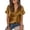 Coffee_#01, variant on Silk Button Down Shirt for Women 2026 Summer Short Sleeve V Neck Satin Tee Shirts Trendy Business Casual Shirts,White S