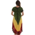 thumbnail image 3 of Riviera Sun Rasta Short Sleeve Umbrella Dresses for Women 21929-S (Rasta 1, Medium), 3 of 3