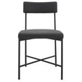 thumbnail image 2 of SAFAVIEH Archer Modern Dining Chairs, Black, Set of 2 (19.3 in. W x 22.5 in. D x 35 in. H), 2 of 7