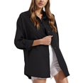 thumbnail image 6 of Weardear Women's Button Down Shirts Business Casual Work Tops Turn Down Collar Long Sleeve Blouses, 6 of 8
