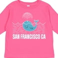 thumbnail image 4 of Inktastic San Francisco California Whale Watching Boys or Girls Long Sleeve Toddler T-Shirt, 4 of 5