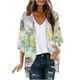 thumbnail image 2 of Cárdigan de manga larga para mujer, blusa informal estampada con bolsillo, abrigo tipo cárdigan para mujer, 2 of 5