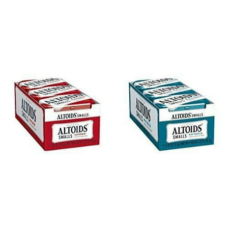 CANDYRUS Altoids Smalls Peppermint & Wintergreen Combo Pack 18 Count (9 Of Each)