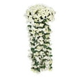 thumbnail image 4 of Artificial Hanging Plants Faux Trailing Silk Blooms, UV Resistant Faux Flowers for Outdoor Planters, Realistic Basket Decor for Front Door Porch Patio Garden Decor, 4 of 7