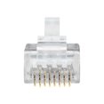 thumbnail image 2 of Tripp Lite Cat6 RJ45 Pass-Through UTP Modular Plug, 50 Pack, 2 of 7