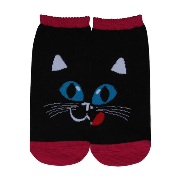 Reflection la Cheville de Chat Noir 2 Ensembles (4 Pièces) Chaussettes
