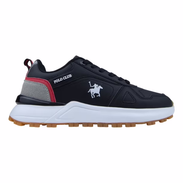 Tenis Polo Hombre Casual Negro Hom023 negro 6 MX