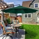 thumbnail image 3 of Toldo rectangular de vela de sombrilla para patio | Poliéster de alta resistencia con protección UV 95% sombra | Costuras reforzadas Anillos en D de acero inoxidable | Toldo de patio con piscina de, 3 of 4