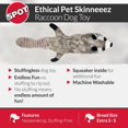 thumbnail image 3 of Juguete para perros SPOT Skinneeez Stuffless Raccoon Squeaker para perros, 3 of 4