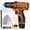 Orange, variant on Purple Cordless Drill 12V ,Electric Power Driver Kit,with Drills Bits Set,LED,2 Variable Speed for Home DIY