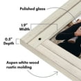 thumbnail image 6 of Americanflat Dual Rustic Photo Frame - 5" x 7" - Aspen White, 6 of 8