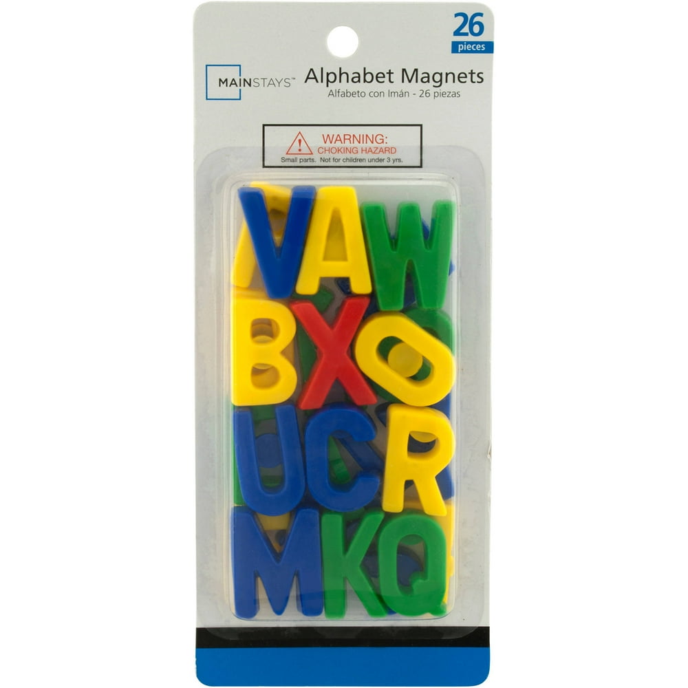 Mainstays ABC Refrigerator / Filing for kids, 26 Piece