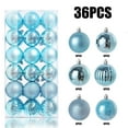 thumbnail image 4 of Lzobxe Christmas Ornaments 36PCS Christmas Xmas Tree Ball Bauble Hanging Home Party Ornament Decor 3CM Christmas Gifts, 4 of 6
