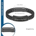 thumbnail image 2 of Always In My Heart - Urn Bracelet for Human / Pet Ashes Stainless Steel Ash Bracelet for Women Men Memorial Ashes Bracelet, 2 of 6