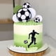 thumbnail image 3 of Adorno para tarta con forma de estrella de fútbol, feliz cumpleaños, pelota de fútbol deportiva, red para fiesta infantil, baby shower, decoración para cupcakes, suministros para hornear, bricolaje, 3 of 5