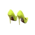 thumbnail image 3 of Gomelly Ladies Dress Shoes Pointed Toe Stiletto Heels Slip On Pumps Anti-Slip Pump Formal Work Green 9, 3 of 5