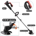 thumbnail image 4 of SAYFUT Electric Weed Eater Lawn Edger Cordless Grass String Trimmer Cutter 24V Lithium Battery, 4 of 7