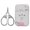 Silver, variant on Vintage Stainless Steel Sewing Scissors 2.36 Inches / 6.0 cm Portable Thread Embroidery Tailor Handicraft Shears, Classic Silver