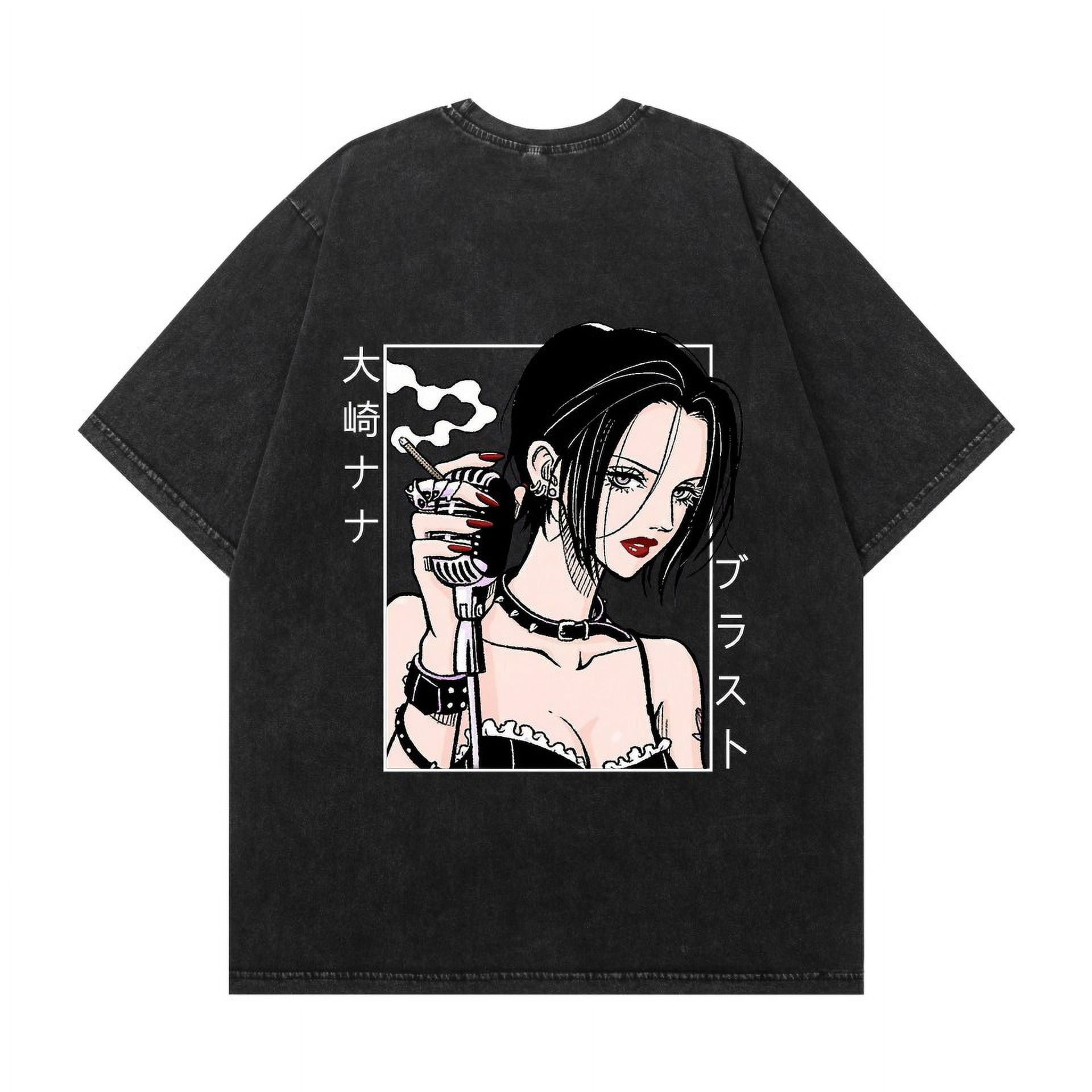 Hanana♡ THNCLZX Washed vintage NANA cotton T-shirt anime street hip