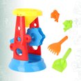 thumbnail image 4 of Juego de juguetes de playa de plástico de 5 piezas, reloj de arena de juguete con pala de cubo de arena para niños en la playa que juegan al aire libre, 4 of 5