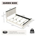 thumbnail image 3 of Roundhill Furniture Realynn Panel Bed, Off-White Finish, Queen, 3 of 10