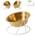 thumbnail image 6 of balikha Tilted Raised Cat Bowl Dog Water Dish Stable for Cat Pet Supplies Anti Vomiting with Stand Anti Slip Pet Bowl Snack Container with white base, 6 of 9