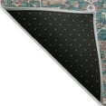 thumbnail image 3 of Addison Rugs Chantille Indoor/Outdoor Traditional Oriental Emerald Washable Round Rug, 8' x 8', 3 of 6