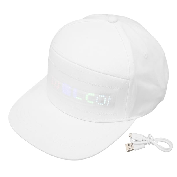 Gorra LED, Gorra LED Programable Bluetooth Gorra LED Bluetooth Gorra LED Funcionamiento suave