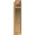 thumbnail image 2 of Ekena Millwork 6"W x 18"D x 26"H Thorton Rough Sawn Craftsman Outlooker, Western Red Cedar, 2 of 4