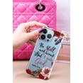 thumbnail image 3 of WIRESTER Soft TPU Clear Case Slim Protective Cover for Apple iPhone 13 Pro Max 6.7" 2021, Christian Quotes Psalm 46:10, 3 of 3
