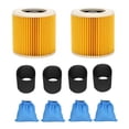 thumbnail image 1 of Para Einhell para Karcher MV1 MV2 WD1 WD2 WD3 Series Aspirador Bolsa de filtro, 1 of 9