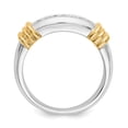 thumbnail image 6 of 14K Two-tone Gold Diamond Men's Ring (0.246Cttw) Ring Size 10, 6 of 7