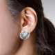 thumbnail image 4 of RENACLIPY 1Par Aretes Statement Plateados Con De Mar Y Concha Ideales Para Eventos Y, 4 of 6