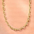 thumbnail image 4 of Ross-Simons Italian 14kt Yellow Gold Paper Clip Link Necklace, Women's, Adult, 4 of 6