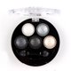 thumbnail image 1 of Mallofusa Paleta de sombras de ojos con brillo metálico en polvo de sombra de ojos de 5 colores (Galaxy Silver) 4.7oz, 1 of 4