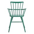 thumbnail image 2 of SAFAVIEH Clifton Outdoor Patio Arm Chair, Matte Olive Green, Set of 2, 2 of 10