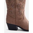 thumbnail image 5 of No Boundaries Women's Studded Cowboy Boots, 5 of 6