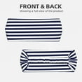 thumbnail image 2 of Rocae Navy Blue And White Stripes for Elastic Exercise Headband for Men and Women Moisture Wicking Athletic Sweatbands Summer Accessories Elastic Bands, 2 of 9