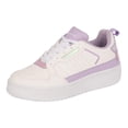 thumbnail image 2 of 637-06 Tenis Casual para Dama Mujer en color Blanco/Lila, Elaborado de Tipo Piel. Cklass 637-06, 2 of 2