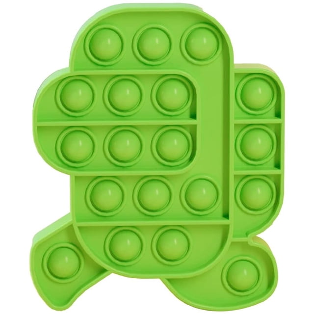 Simple Sensory Toy Fidget Dimple Toy Keychain, Silicone Bubbles Flipping Board Toy, Stress Relief Dimple Fidget Toy for Concentration Training, Hand Exercise Educational Toy for Kids Adults (#36)